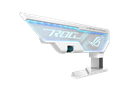 ASUS ROG Herculx Graphics Card Holder White Edition (Tool-free design, Included spirit level, Solid zinc alloy, 72-128mm, Aura Sync)