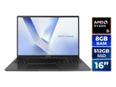 ASUS VivoBook 16 16.0' AMD Ryzen 5 150 8GB DDR5 Memory DDR5 4800 512GB NVMe SSD Windows 11 Home M1605NAQ-ES51