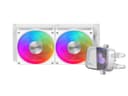 SAMA L70 240mm Liquid CPU Cooler AIO Cooler with ARGB Infinity Mirror Effect 2x120mm ARGB Light Sync with Motherboard PWM 28mm Fans Low-Noise for...
