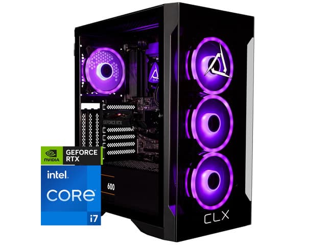 CLX SET Gaming Desktop - Intel Core i7 13700KF 3.4GHz 16-Core Processor, 32GB DDR5 Memory, GeForce RTX 4060 8GB GDDR6 Graphics 1TB NVMe M.2 SSD,...