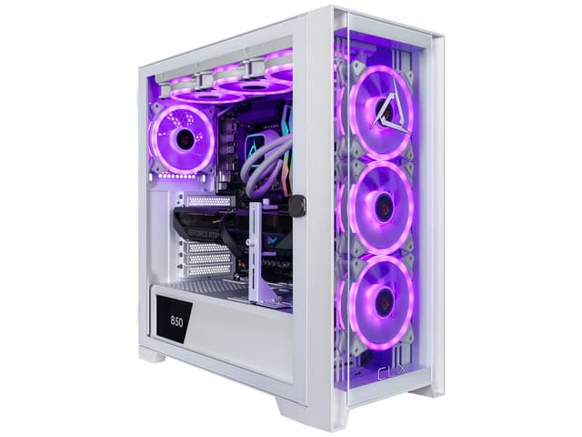 CLX SET Gaming Desktop - Intel Core Ultra 9 285K 3.7GHz 24-Core Processor, 64GB DDR5 Memory, GeForce RTX 5070 12GB GDDR7 Graphics, 2TB NVMe M.2...