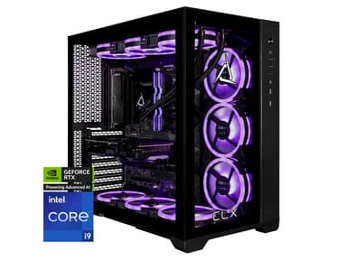 CLX SET Gaming Desktop - Intel Core i9 14900KF 3.2GHz 24-Core Processor, 64GB DDR5 Memory, GeForce RTX 5070 12GB GDDR7 Graphics, 2TB NVMe M.2 SSD,...
