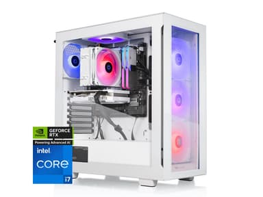 Thermaltake LCGS View 1460TS-350 Gaming Desktop (Intel Core i7-14700F, 32GB 6000MT/s DDR5 RGB Memory, NVIDIA GeForce RTX 5060 Ti, 1TB NVMe M.2,...