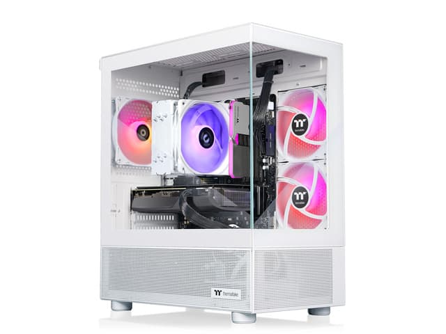 Thermaltake LCGS NE R76-V170S Gaming Desktop (AMD Ryzen 7 8700F, ToughRam 16GB DDR5 6000MT/s RGB Memory, AMD Radeon RX 7600, 1TB NVMe M.2, Wifi,...