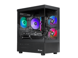 Thermaltake LCGS NE 9696X-V170B Gaming Desktop (AMD Ryzen 5 9600X, AMD Radeon RX 9060 XT 16GB, 16GB DDR5 6000MT/s Memory, 1TB NVMe M.2, 650W PSU,...