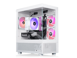 Thermaltake LCGS NE 5750S-V170S Gaming Desktop (AMD Ryzen 7 5700, NVIDIA GeForce RTX 3050, 16GB DDR4 3200Mhz Memory, 1TB NVMe M.2, 650W PSU, Wifi,...