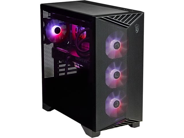 MSI Aegis R2(Tower) Gaming Desktop, AMD R9-9900X, GeForce RTX 5070 Ti, 32GB DDR5, 2TB M.2 NVMe, Liquid Cooling, USB Type-C, VR-Ready, Windows 11...