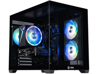 ABS Flux II Aqua Prebuilt Gaming PC - Windows 11 - Intel Core i7-14700F - GeForce RTX 5060 Ti 16GB - DLSS 4 - 32GB DDR4 - 1TB NVMe SSD