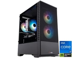 ABS Cyclone Aqua Prebuilt Gaming PC - Windows 11 - Intel Core i7-14700F - GeForce RTX 5060 8GB - DLSS 4 - 32GB DDR5 - 1TB NVMe SSD