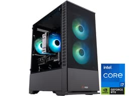 ABS Cyclone Aqua Prebuilt Gaming PC Powered by Asus - Windows 11 - Intel Core i7-14700F - GeForce RTX 5070 12GB - DLSS 4 - 32GB DDR4 - 1TB NVMe SSD