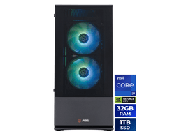 ABS Cyclone Aqua Prebuilt Gaming PC - Windows 11 - Intel Core i9-14900KF - GeForce RTX 5070 12GB - 32GB DDR4 3200 - 1TB M.2 SSD