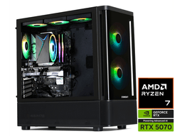 STORMCRAFT Gaming PC SKYHAWK PRO AMD Ryzen 7 7700 NVIDIA Geforce RTX 5070 - AI Powered 32GB DDR5 6000MHz RGB 2TB NVMe SSD 850W PSU Windows 11 Home...