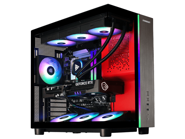 STORMCRAFT Gaming PC PHANTOM AMD RYZEN 7 9800X3D NVIDIA GeForce RTX 5080 - AI Powered 32GB DDR5 6000MHz RGB 2TB NVMe SSD 360mm AIO 850W PSU Windows...