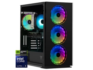 Yeyian Gaming Desktop PC YARI Intel Core Ultra 5 225F GeForce RTX 5070 - Ai Powered 32GB DDR5 6000MHz RGB 1 TB NVMe SSD Windows 11 Home -...