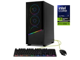 YEYIAN Gaming Desktop PC Elara Intel Core Ultra 7 265F 32GB DDR5 1TB PCIe SSD GeForce RTX 5060 Ti Windows 11 Home - YPI-EL265FC-56TP1N