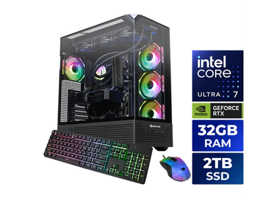 iBUYPOWER Gaming Desktop PC Intel Core Ultra 7 270K Plus 32GB DDR5 2TB SSD GeForce RTX 5080