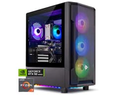 Skytech Gaming Shadow Gaming PC, AMD Ryzen 7 5700 3.7GHz, NVIDIA RTX 5060 Ti 8GB VRAM, 1TB NVMe SSD, 16GB DDR4 RAM 3200, 650W GOLD PSU, Wi-Fi, Win...