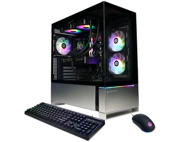 CyberPowerPC Gamer Supreme Liquid Cooled Gaming Desktop Computer, AMD Ryzen 7 8700F 4.1GHz, 32GB RAM, 2TB SSD, NVIDIA GeForce RTX 5070 12GB,...