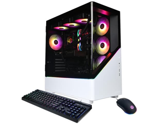 CyberPowerPC Gamer Supreme Liquid Cooled Gaming Desktop Computer, AMD Ryzen 9 9900X3D 4.4GHz, 32GB RAM, 2TB SSD, NVIDIA GeForce RTX 5080 16GB,...