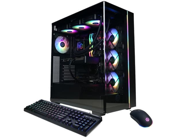CyberPowerPC Gamer Supreme Liquid Cooled Gaming Desktop Computer, AMD Ryzen 9 9900X3D 4.4GHz, 32GB RAM, 2TB SSD, NVIDIA GeForce RTX 5070 12GB,...