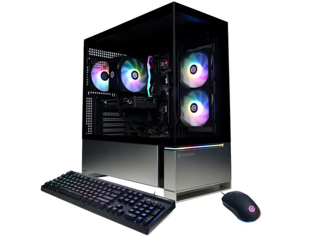 CyberPowerPC Gamer Master Gaming Desktop Computer, AMD Ryzen 7 8700F 4.1GHz, 16GB RAM, 1TB SSD, NVIDIA GeForce RTX 5060 8GB, Windows 11 Home, Black
