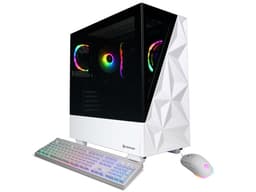 CyberPowerPC Gamer Master Gaming Desktop Computer, AMD Ryzen 5 8400F 4.2GHz, 16GB RAM, 2TB SSD, NVIDIA GeForce RTX 5060 8GB, Windows 11 Home, White