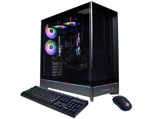CyberPowerPC Gamer Supreme Liquid Cooled Gaming Desktop Computer, AMD Ryzen 7 9700X 3.8GHz, 32GB RAM, 2TB SSD, AMD Radeon RX 9060 XT 16GB, Windows...