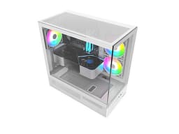 PRC ARTICWHITE1 Custom Gaming Desktop PC AMD Ryzen 7 5700X 3.4GHz 8-Core NVIDIA GeForce RTX 4060 8GB GDDR6 16GB DDR4 RAM 1TB NVME SSD Wi-Fi...