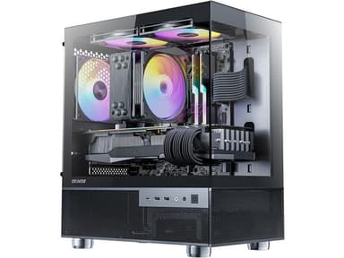 PRC MidnightView Custom Gaming Desktop PC Intel Core i5-12600KF 3.7GHz 10-Core 16GB DDR4 1TB NVMe NVIDIA GeForce RTX 3080 10GB GDDR6X Wi-Fi BT ARGB...