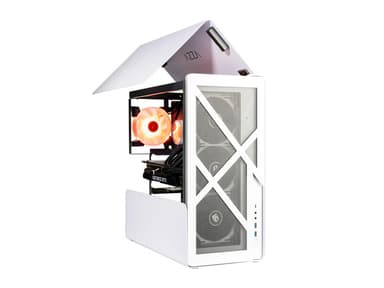 Velztorm White Addux Open-Air Design Custom Gaming Desktop Liquid-Cooled (AMD Ryzen 9-5900X 12-Core, RTX 3070 8GB, 32GB DDR4, 1TB PCIe SSD, 360mm...