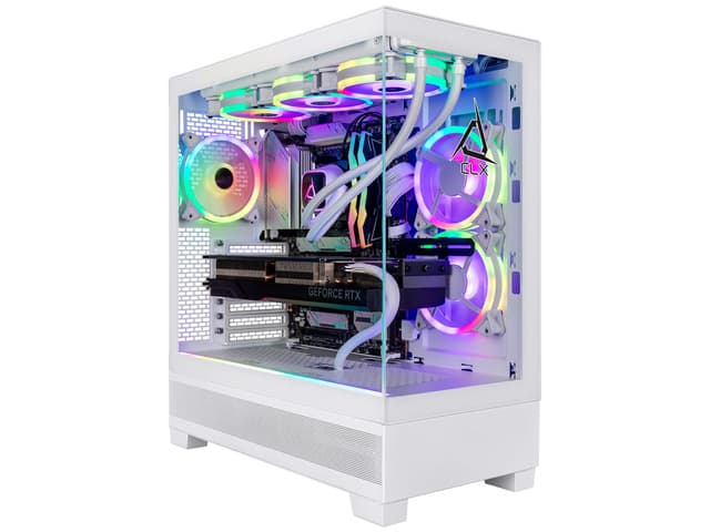 CLX SET Gaming Desktop - Intel Core Ultra 5 245KF 4.2GHz 14-Core Processor, 32GB DDR5 Memory, GeForce RTX 4060 8GB GDDR6 Graphics, 2TB NVMe M.2...