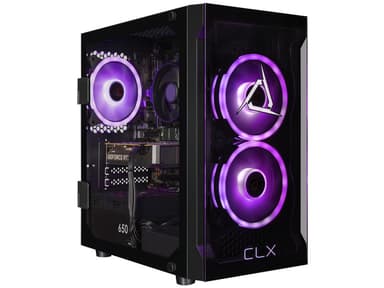 CLX Set Gaming Desktop - AMD Ryzen 7 8700F 4.1GHz 8-Core Processor, 16GB DDR5 Memory, GeForce RTX 5060 8GB GDDR7 Graphics, 1TB NVMe M.2 SSD, WiFi,...