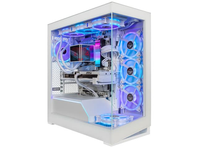 CLX Horus Gaming Desktop - Liquid Cooled Intel Core Ultra 9 285K 3.7GHz 24-Core Processor, 192GB DDR5 Memory, GeForce RTX 5080 16GB GDDR7 Graphics,...