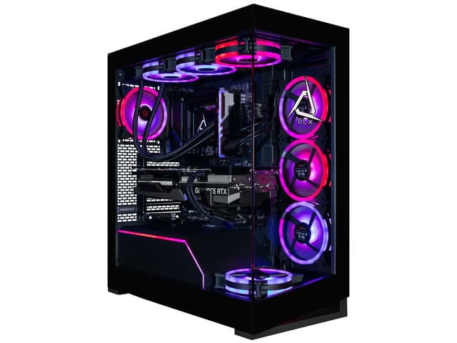 CLX Horus Gaming Desktop - Liquid Cooled Intel Core Ultra 9 285K 3.7GHz 24-Core Processor, 48GB DDR5 Memory, GeForce RTX 5080 16GB GDDR7 Graphics,...