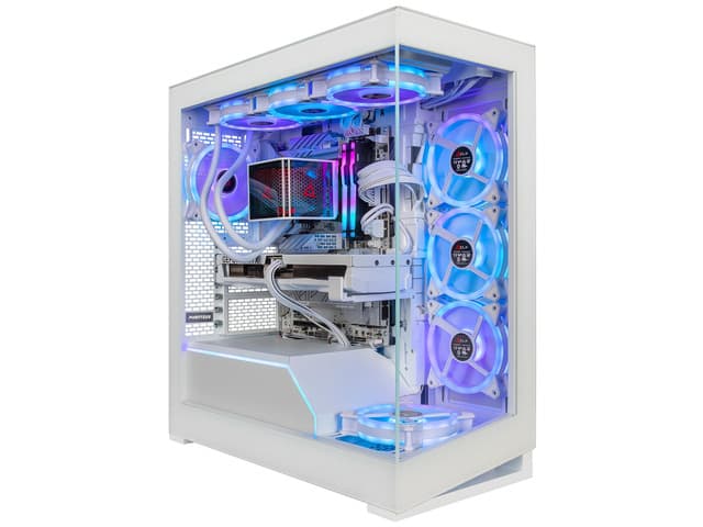 CLX Horus Gaming Desktop - Liquid Cooled Intel Core Ultra 9 285K 3.7GHz 24-Core Processor, 32GB DDR5 Memory, GeForce RTX 5080 16GB GDDR7 Graphics,...