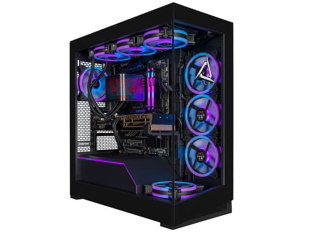 CLX Horus Gaming Desktop - Liquid Cooled AMD Ryzen 9 9950X3D 4.3GHz 16-Core Processor, 32GB DDR5 Memory, GeForce RTX 5080 16GB GDDR7 Graphics, 2TB...