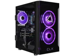 CLX SET Gaming Desktop - Intel Core i5 14400F 2.5GHz 10-Core Processor, 32GB DDR5 Memory, GeForce RTX 5060 8GB GDDR7 Graphics, 2TB NVMe M.2 SSD,...