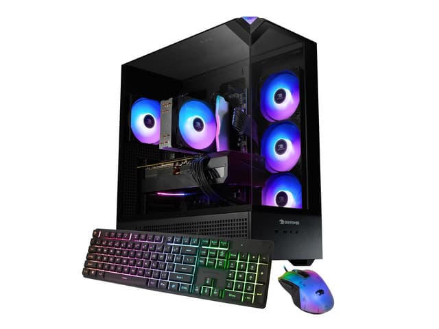 iBUYPOWER Element Gaming PC Desktop Computer Intel Core Ultra 5 225F CPU, NVIDIA GeForce RTX 5060Ti 8GB GPU, 16GB DDR5 RGB RAM, 1TB NVMe SSD,...