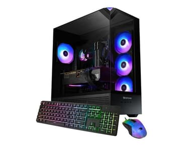 iBUYPOWER Element Gaming PC Desktop Computer Intel Core Ultra 7 270K Plus CPU, NVIDIA GeForce RTX 5070 12GB GPU, 32GB DDR5 RAM, 1TB NVMe SSD,...