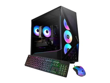 iBUYPOWER Slate Gaming PC Desktop Computer Intel Core i7 14700F CPU, NVIDIA GeForce RTX 5060 8GB GPU, 16GB RAM Memory, 1TB NVMe SSD, Windows 11...