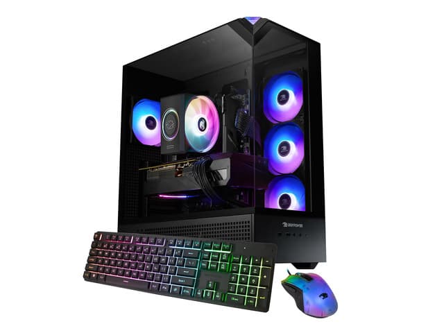 iBUYPOWER Element Gaming PC Desktop Computer Intel Core Ultra 5 250KF Plus CPU, NVIDIA GeForce RTX 5070 12GB GPU, 16GB DDR5 RAM, 1TB NVMe SSD,...
