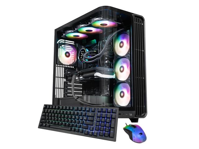 iBUYPOWER Trace Gaming PC Desktop Computer AMD Ryzen 7 9800X3D CPU, AMD Radeon RX 9070XT 16GB GPU, 32GB DDR5 RAM, 2TB NVMe SSD, Windows 11 Home,...