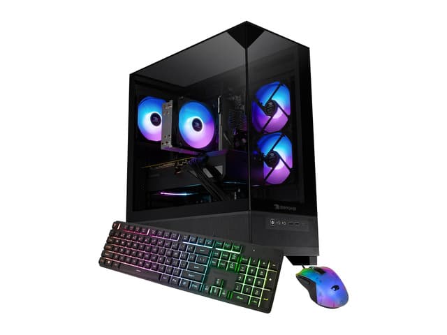 iBUYPOWER Slate Gaming PC Desktop Computer Intel Core i5 14400F CPU, NVIDIA GeForce RTX 5060 8GB GPU, 16GB RAM Memory, 1TB NVMe SSD, Windows 11...