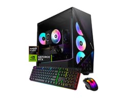 iBUYPOWER Slate Gaming PC Desktop Computer AMD Ryzen 7 8700F CPU, NVIDIA GeForce RTX 5070 12GB GPU, 16GB DDR5 RAM, 1TB NVMe SSD, Windows 11 Home,...