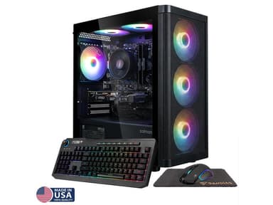 Gigatech Gaming Apollo 7 Gaming PC Desktop - Ryzen 5 5500, RTX 5050, 32GB DDR4, 512GB SSD, RGB, Windows 11, Wi-Fi