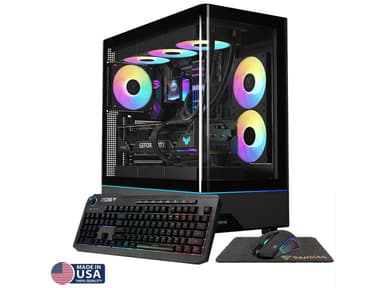Gigatech Gaming Omega 7 Gaming PC Desktop - Core Ultra 7 265K, RTX 5080, 32GB DDR5, 2TB SSD, RGB, Windows 11, Wi-Fi