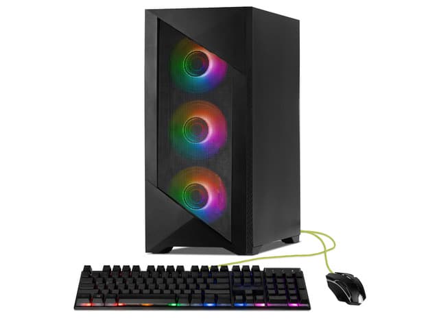 YEYIAN Gaming PC. Core i7-14700F, RTX 5060 8GB GDDR7, 1TB NVMe, 32GB DDR5, 650W 80+ Gold, Windows 11 Home. Model YPI-ED47F0C-5601U