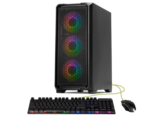 YEYIAN Gaming PC. Core i5 14400F, RTX 5060 8GB GDDR7, 2TB NVMe, 32GB DDR5, PSU, 650W 80+ Gold. Model YPI-VA44F0C-5603U