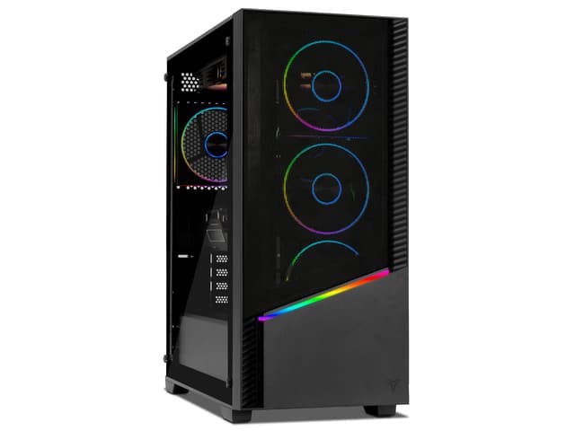 YEYIAN Gaming PC. AMD Ryzen 7 8700F, NVIDIA RTX 5070, 240mm AIO, 2 TB NVMe, 32GB RAM, 750W. YPA-EL870FC-5701U