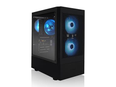 AVGPC Max Gaming PC - AMD RYZEN 5 5600X 6-Core, Nvidia GeForce RTX 5060 8G VRAM, 16GB RAM, 1TB M.2 NVMe SSD, AIO Heat-pipes Cooler Windows 11 Black